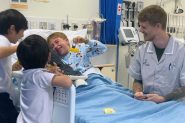 Student children's nurse Sean Haskell-Mills is featured in a new campaign video for Anglia Ruskin University